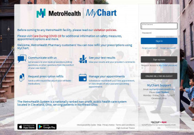 MyChart - Login Page - The MetroHealth System MyChart - Login Page - The MetroHealth System