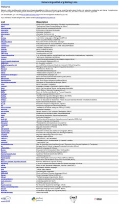 2005-July.txt - Linguistics Mailing List 2005-July.txt - Linguistics Mailing List