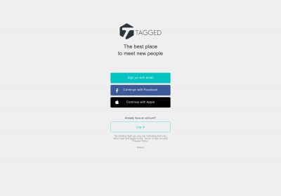 Sign Up - Tagged - The social network for meeting new people Sign Up - Tagged - The social network for meeting new people