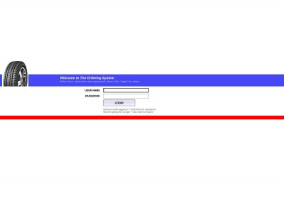 Online Tire Ordering - Login Online Tire Ordering - Login