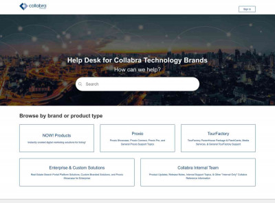 TourFactory help desk - Collabra Technology Support TourFactory help desk - Collabra Technology Support