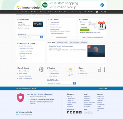 Sign in to timeanddate.com Sign in to timeanddate.com