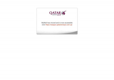 mymail.qatarairways.com.qa has moved! mymail.qatarairways.com.qa has moved!