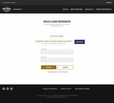 Wild Card Rewards • Hard Rock Hotel & Casino Wild Card Rewards • Hard Rock Hotel & Casino