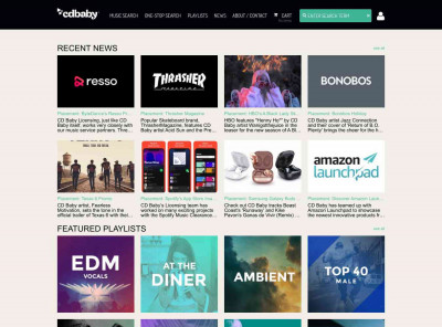 CD Baby Licensing - Sync Music CD Baby Licensing - Sync Music