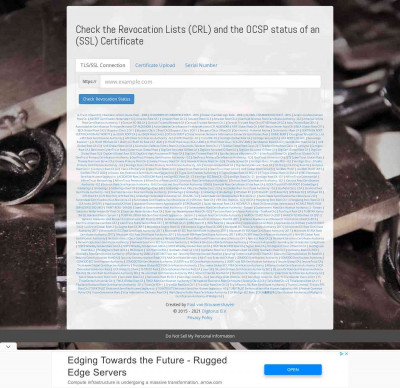 CRL & OCSP report CRL & OCSP report