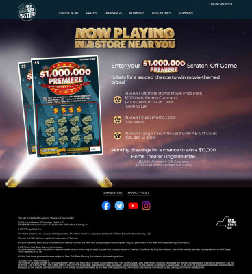 NY Lottery $1,000,000 Premiere NY Lottery $1,000,000 Premiere