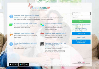 MyAUBHealth - Login Page MyAUBHealth - Login Page