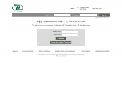 Help & Payment Options - Premier Bank Card Online - Help & Payment Options - Premier Bank Card Online -