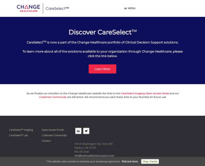 CareSelect - Change Healthcare • CareSelect CareSelect - Change Healthcare • CareSelect