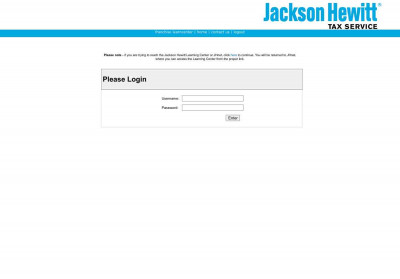 Login for Jackson Hewitt LearnCenter Login for Jackson Hewitt LearnCenter