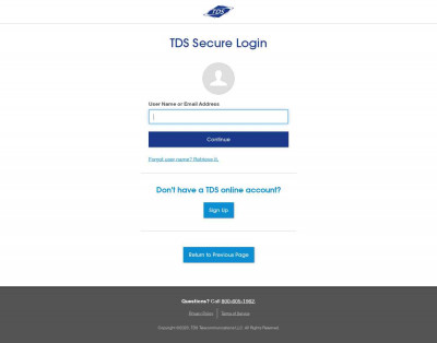 TDS | Account Management Login TDS | Account Management Login