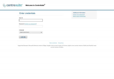 Enter credentials - centresuite.com – Logon Enter credentials - centresuite.com – Logon