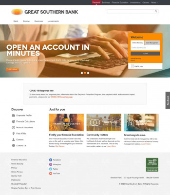 Great Southern Bank — Banking Services, Mortgage and Auto ... Great Southern Bank — Banking Services, Mortgage and Auto ...