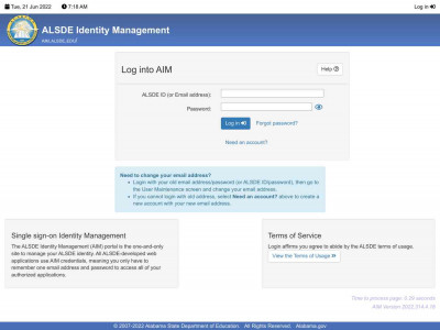 AIM Portal (ALSDE) - Alabama State Department of Education AIM Portal (ALSDE) - Alabama State Department of Education