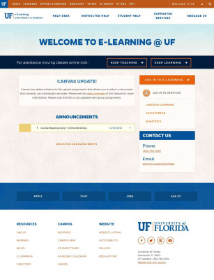 eLearning - University of Florida eLearning - University of Florida