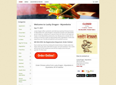 Forgot Password | Chinese - Lucky Dragon - Wyandotte in MI Forgot Password | Chinese - Lucky Dragon - Wyandotte in MI