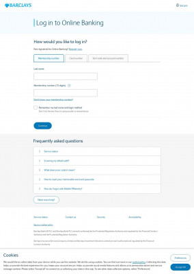 Step 1 - Who are you? - Barclays Online Banking Step 1 - Who are you? - Barclays Online Banking