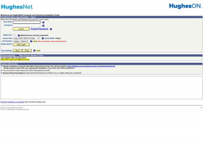 HughesNet® Installation Portal HughesNet® Installation Portal