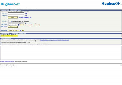 User Login - HughesNet® Installation Portal - Hughes ... User Login - HughesNet® Installation Portal - Hughes ...