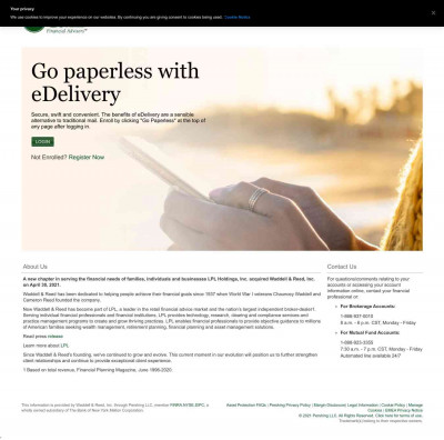 Waddell & Reed, Inc. - Welcome Waddell & Reed, Inc. - Welcome