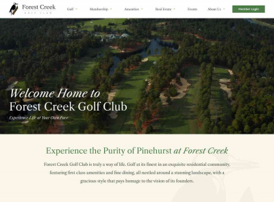 Forest Creek Golf Club | Pinehurst, NC | Exclusive Private Golf ... Forest Creek Golf Club | Pinehurst, NC | Exclusive Private Golf ...