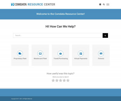 Managing your Comdata Card Managing your Comdata Card