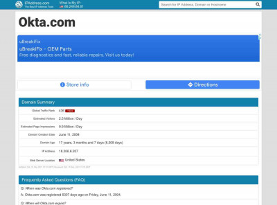 gdit.Okta.com Website statistics and traffic analysis gdit.Okta.com Website statistics and traffic analysis