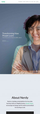 Nerdy: Transforming How People Learn Nerdy: Transforming How People Learn