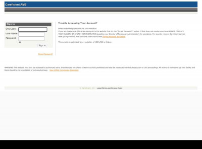 Sign in - Agency Management System - Careficient, Inc. Sign in - Agency Management System - Careficient, Inc.