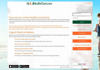 Terms and Conditions of use - MyUHealthChart - Login Page Terms and Conditions of use - MyUHealthChart - Login Page