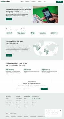 GiveDirectly: Send money to people living in poverty GiveDirectly: Send money to people living in poverty