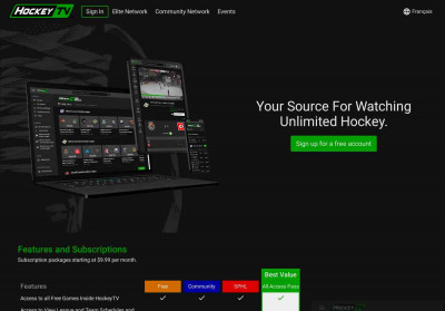 HockeyTV - Your Source For Watching Unlimited Hockey HockeyTV - Your Source For Watching Unlimited Hockey