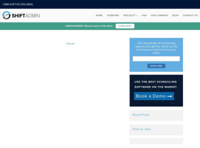Contact Us - News from Shift Admin Contact Us - News from Shift Admin