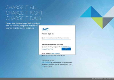 Sign In - SAIC Sign In - SAIC