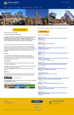 Johns Hopkins University Continuing Education Johns Hopkins University Continuing Education