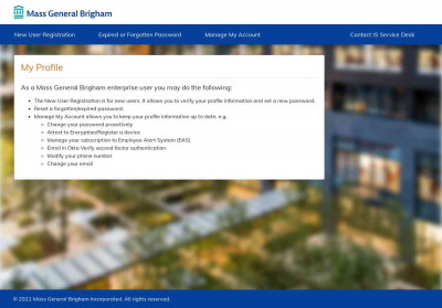 MyProfile: MassGeneralBrigham MyProfile: MassGeneralBrigham