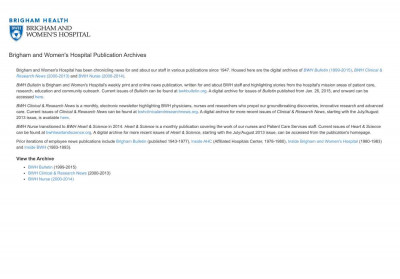 BWH Rolls Out eBenefits - Brigham and Women's Hospital ... BWH Rolls Out eBenefits - Brigham and Women's Hospital ...