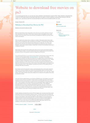 Websites to Download Free Movies for PS3 Websites to Download Free Movies for PS3