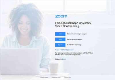 Fairleigh Dickinson University Video Conferencing - Zoom Fairleigh Dickinson University Video Conferencing - Zoom
