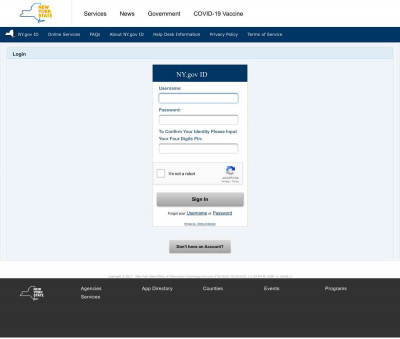 NY.gov ID Login V4 NY.gov ID Login V4