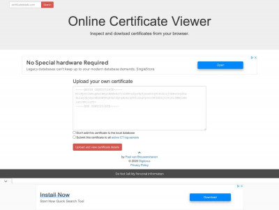 storefront.stjoe.org - Certificate details storefront.stjoe.org - Certificate details