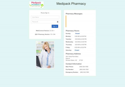 WebConnect | Medipack Pharmacy | Log in WebConnect | Medipack Pharmacy | Log in