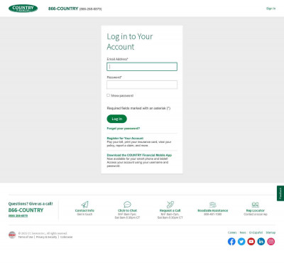 My Account - sign-in - COUNTRY Financial My Account - sign-in - COUNTRY Financial