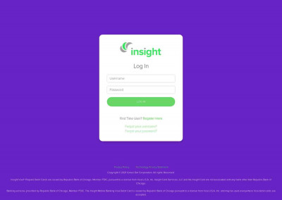 Insight Visa® Prepaid Card Insight Visa® Prepaid Card
