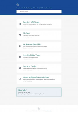 Family Access Information - Froedtert & the Medical College of ... Family Access Information - Froedtert & the Medical College of ...
