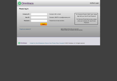 Services Portal | Omnitracs, LLC - Unified Login Services Portal | Omnitracs, LLC - Unified Login