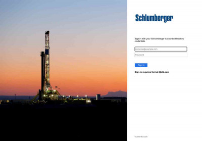 Sign In - Schlumberger Sign In - Schlumberger