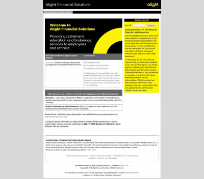 Alight Financial Solutions - Welcome Alight Financial Solutions - Welcome