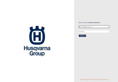 Sign In - Husqvarna Group Sign In - Husqvarna Group